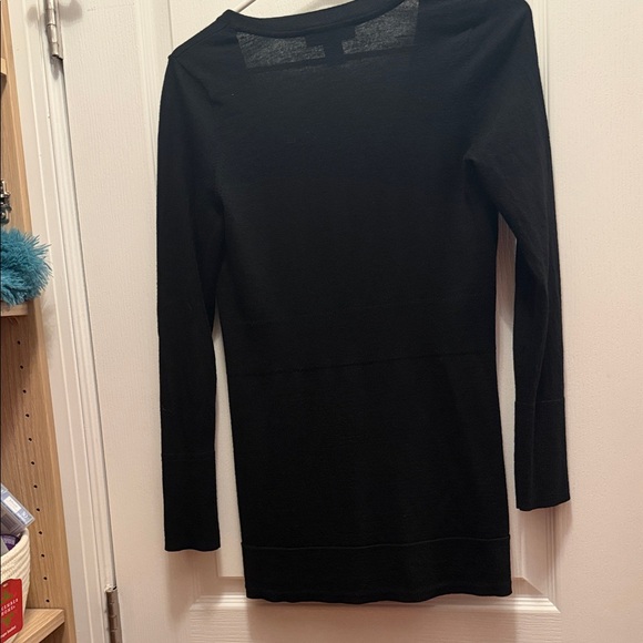 White House Black Market Black Buttoned Cardigan - Picture 4 of 6